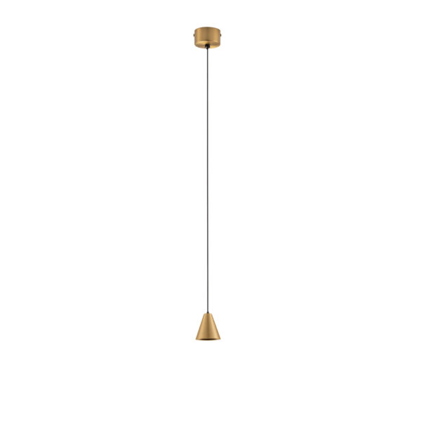 Lustra Irmos 5W 3000K, Auriu si Aluminiu Nova Luce