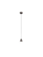 Lustra Irmos 5W 3000K, Nichel fumuriu si Aluminiu Nova Luce