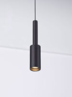 Lustra Joy 7W 3000K, Negru si Aluminiu Nova Luce