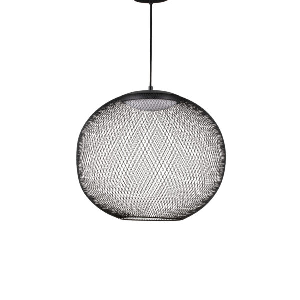 Lustra Kinetic 24W 3000K, Negru si Metal, Acrilic Nova Luce