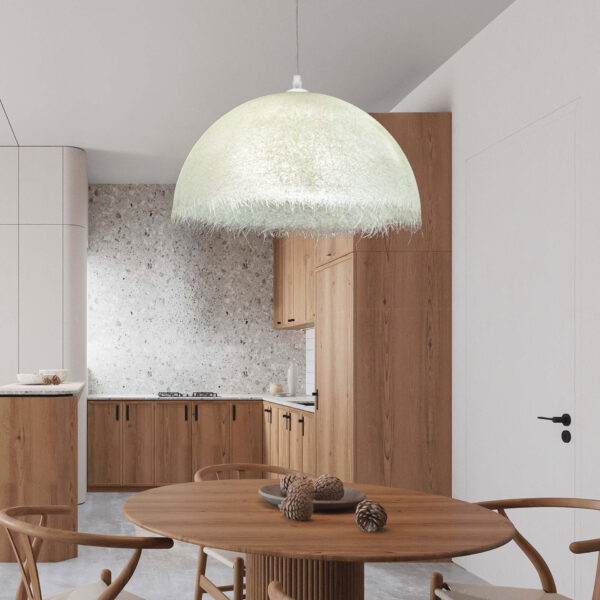 Lustra Lalu 12W, Alb si Fibra de sticla Nova Luce