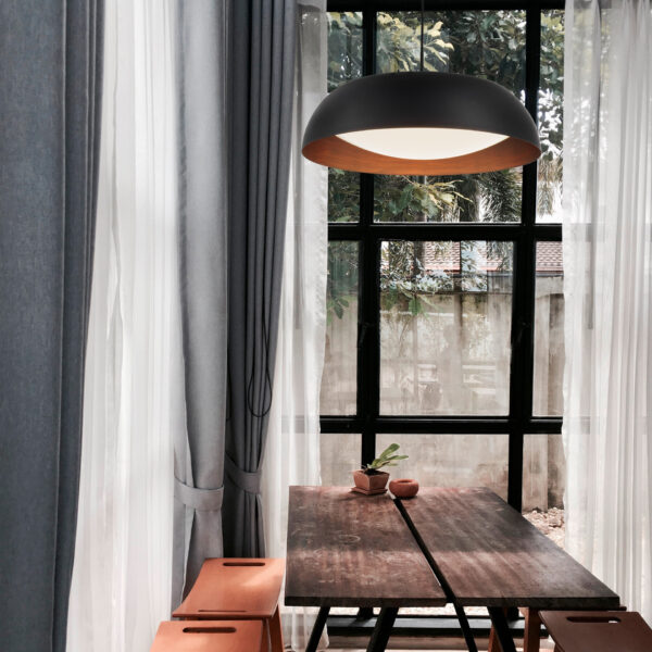 Lustra Landon 41W 3000K, Negru, Cupru si Aluminiu, Acrilic Nova Luce