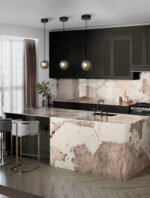 Lustra Las 13W 3000K, Gri si Sticla, Metal Nova Luce