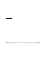 Lustra Lios 28W 3000K, Negru, Auriu si Aluminiu Nova Luce