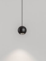 Lustra Notic 7W 3000K, Negru si Aluminiu Nova Luce