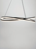 Lustra Ofelia 68W 3000K, Negru si Aluminiu, Acrilic Nova Luce