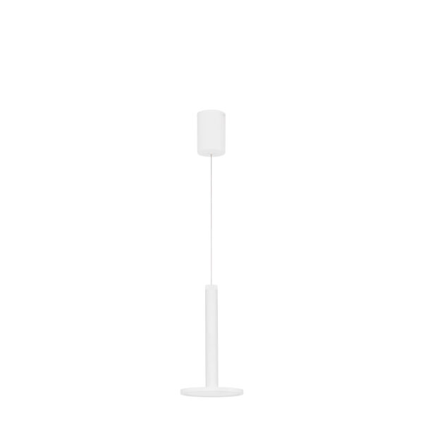 Lustra Palencia 10W 3000K, Alb si Aluminiu, Acrilic Nova Luce