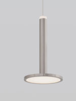Lustra Palencia 10W 3000K, Nichel si Aluminiu, Acrilic Nova Luce