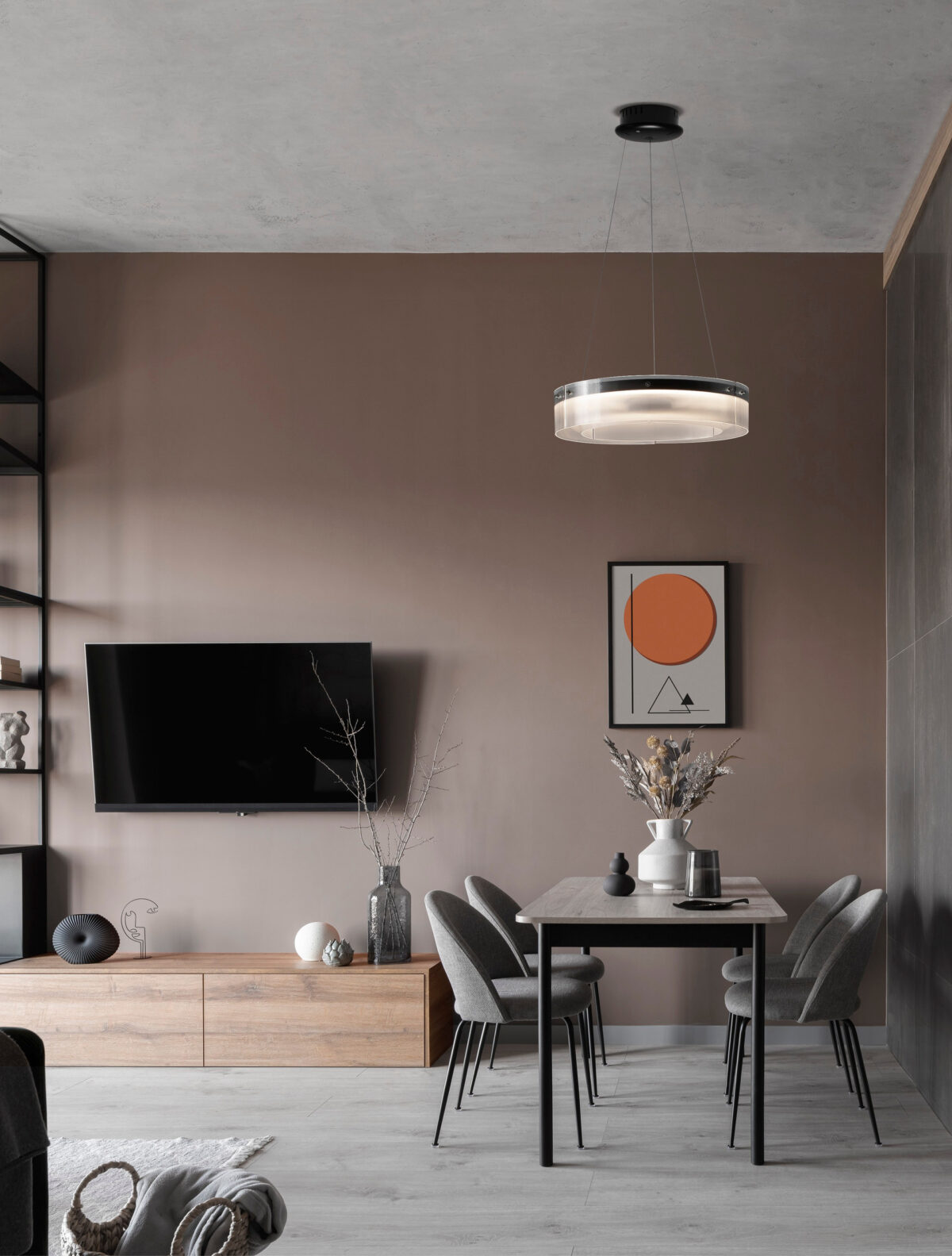 Lustra Pauline 27W 3000K, Transparent si Sticla, Aluminiu Nova Luce