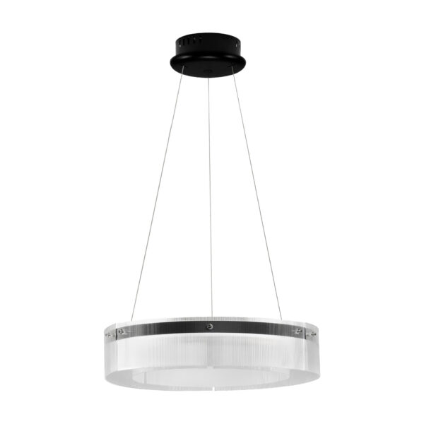 Lustra Pauline 27W 3000K, Transparent si Sticla, Aluminiu Nova Luce