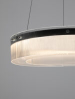 Lustra Pauline 27W 3000K, Transparent si Sticla, Aluminiu Nova Luce
