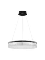 Lustra Pauline 50W 3000K, Transparent si Sticla, Aluminiu Nova Luce