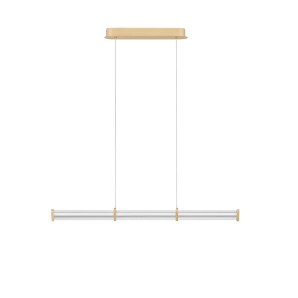Lustra Pheme 13W 3000K, Auriu si Metal, Acrilic Nova Luce