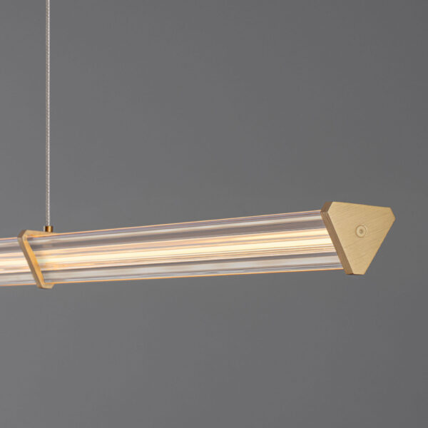 Lustra Pheme 21W 2700 K, Auriu si Metal, Acrilic Nova Luce