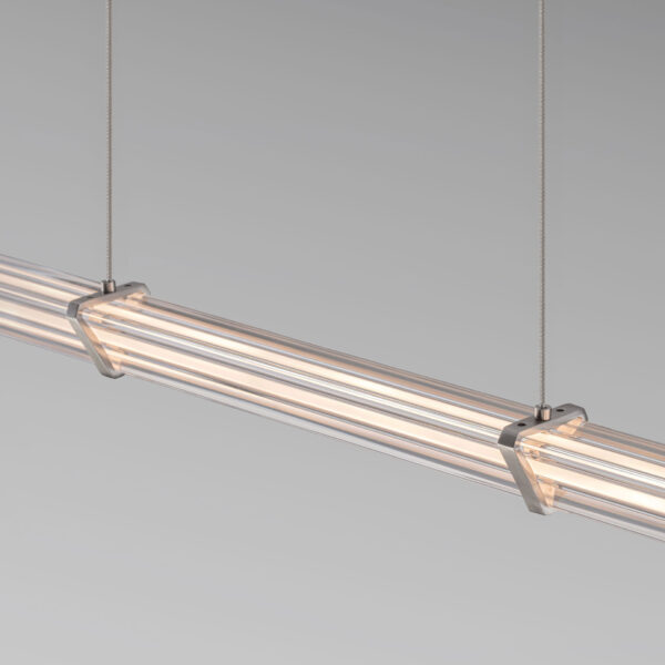 Lustra Pheme 21W 2700 K, Nichel si Metal, Acrilic Nova Luce