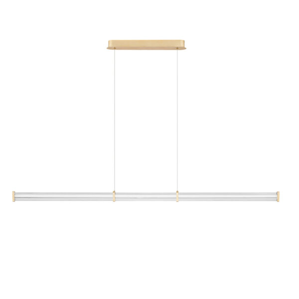 Lustra Pheme 21W 3000K, Auriu si Metal, Acrilic Nova Luce