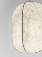 Lustra Pierida 12W, Alb si Metal, Matase Nova Luce