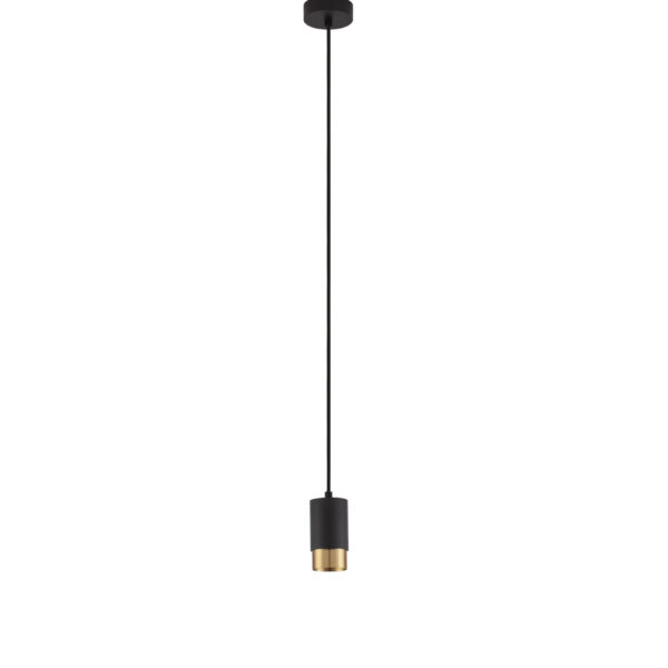 Lustra Pongo 10W, Negru, Auriu si Aluminiu Nova Luce