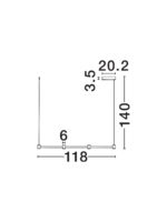 Lustra Puize 24W 3000K, Negru si Aluminiu Nova Luce