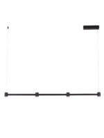 Lustra Puize 24W 3000K, Negru si Aluminiu Nova Luce