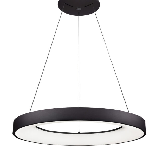 Lustra Rando 50W 3000 | 4000K, Negru si Aluminiu, Acrilic Nova Luce