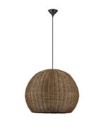 Lustra Rielo 12W, Negru, Maro si Otel, Ratan Nova Luce