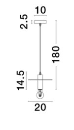 Lustra Royal 12W, Auriu si Metal Nova Luce