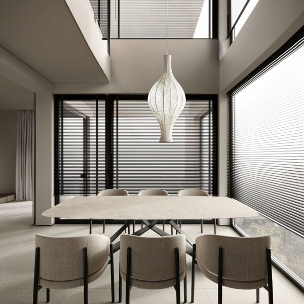Lustra Seda 12W, Alb si Metal, Matase Nova Luce