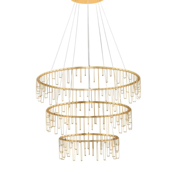 Lustra Stellar 72W 3000K, Auriu si Aluminiu, Cupru Nova Luce