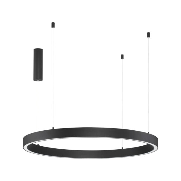 Lustra Sting 60W 3000K, Negru si Aluminiu, Acrilic Nova Luce