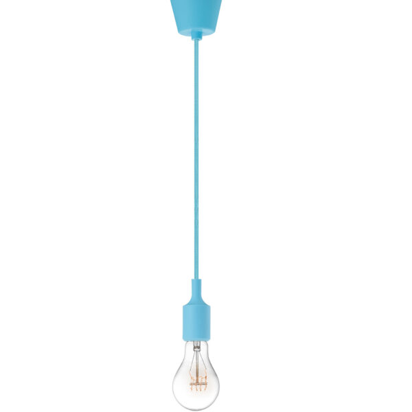 Lustra Swing 60W, Albastru si Silicon Nova Luce