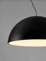 Lustra Tholos 36W, Negru, Alb si Metal, Acrilic Nova Luce