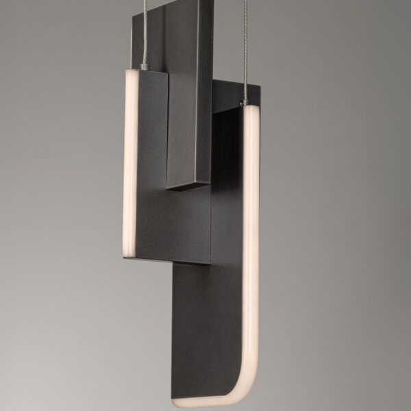 Lustra Totem 11W 2700 K, Antracit si Metal, Acrilic Nova Luce