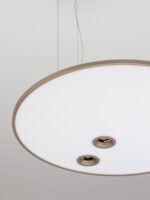 Lustra Vea 53W 3000 | 2700 K, Auriu si Aluminiu, Policarbonat Nova Luce