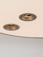 Lustra Vea 53W 3000 | 2700 K, Auriu si Aluminiu, Policarbonat Nova Luce