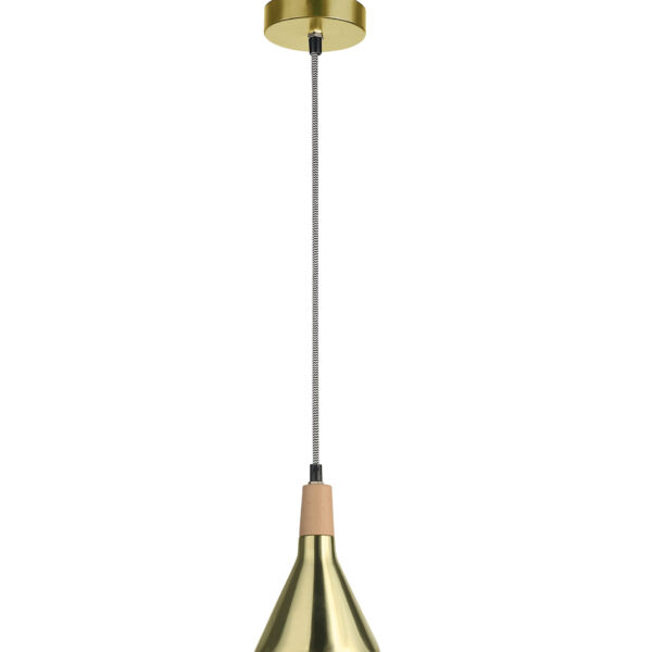 Lustra Venanzio 12W, Alama si Metal, Lemn Nova Luce
