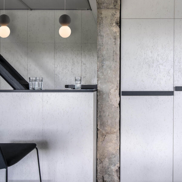 Lustra Zero 5W, Gri si Sticla, Aluminiu, Beton Nova Luce