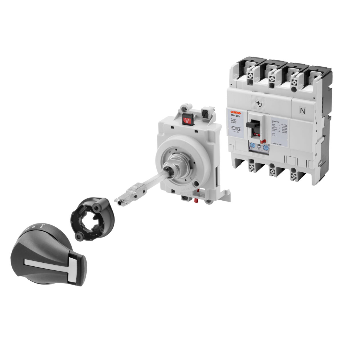 Maner Rotativ Extins - Pentru MSXE/M1250-1600 - Rosu