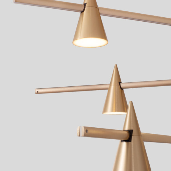 Modul pentru sistem de iluminat Decorative Magnetic 5W 3000K, Alama si Aluminiu Nova Luce