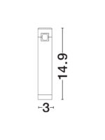 Modul pentru sistem de iluminat Decorative Magnetic 5W 3000K, Alama si Aluminiu Nova Luce