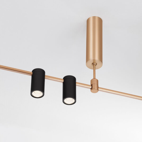 Modul pentru sistem de iluminat Decorative Magnetic 5W 3000K, Negru si Aluminiu Nova Luce