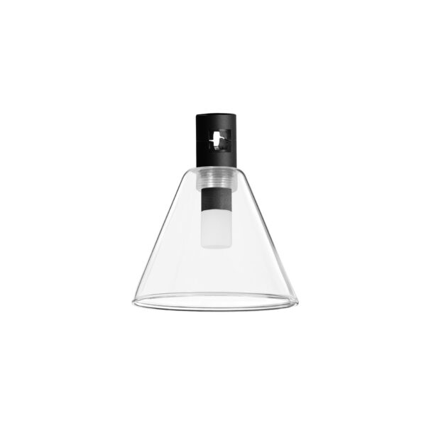 Modul pentru sistem de iluminat Decorative Magnetic 5W 3000K, Negru si Sticla, Aluminiu Nova Luce