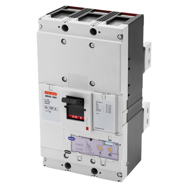 MSXE 1600 - Mccb's cu Declansare Electronica - LSI - Interblocat - Terminal Spate - 50KA 3P 1600A 690V