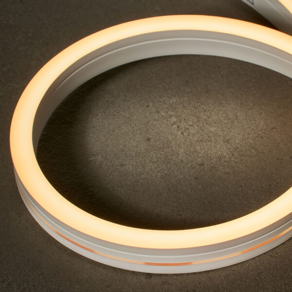 Neon arhitectural Gomu 12X20 Ip67 Horizontal Bending 10W 3000K, Silicon Nova Luce
