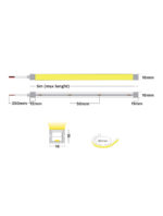 Neon arhitectural Kema 16X16 Ip68 Non-Customizable 14W 3000K, Silicon Nova Luce