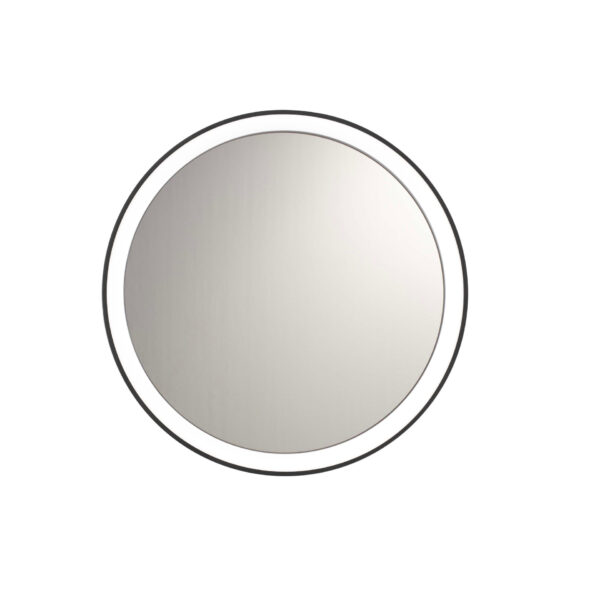 Oglinda cu LED Onar 21W 3000K, Negru si Aluminiu, Acrilic, Sticla oglinda Nova Luce