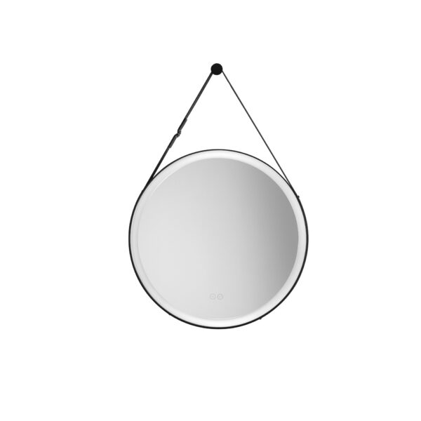 Oglinda cu LED Rems 29W 3000K, Negru si Aluminiu, Sticla oglinda Nova Luce