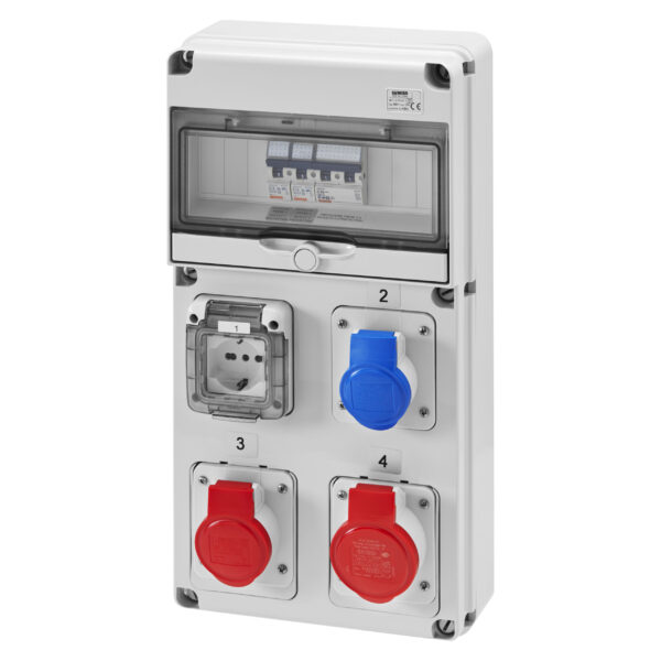 Organizare santier 10 Asd - 3 IEC 309 - 1 Priza It/de - IP44