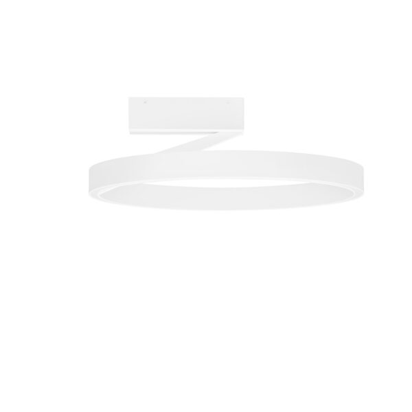 Plafoniera Adaliz 47W 3000 | 2700 | 4000K, Alb si Aluminiu, Metal, Silicon Nova Luce