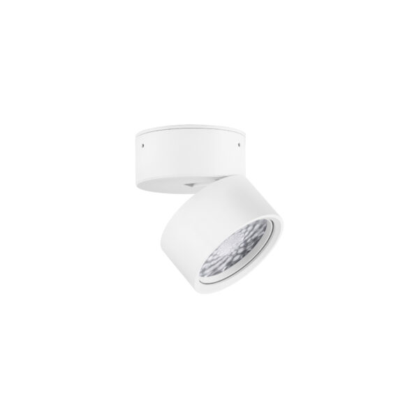 Plafoniera Akro 12W 3000K, Alb si Aluminiu Nova Luce